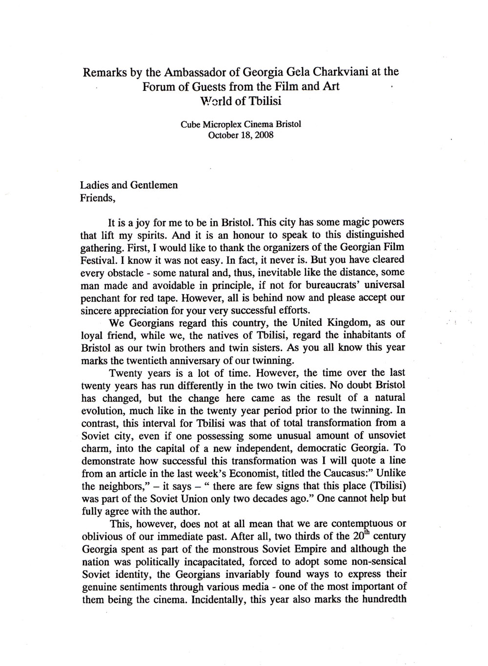 Ambassadors speech-1 copy 2
