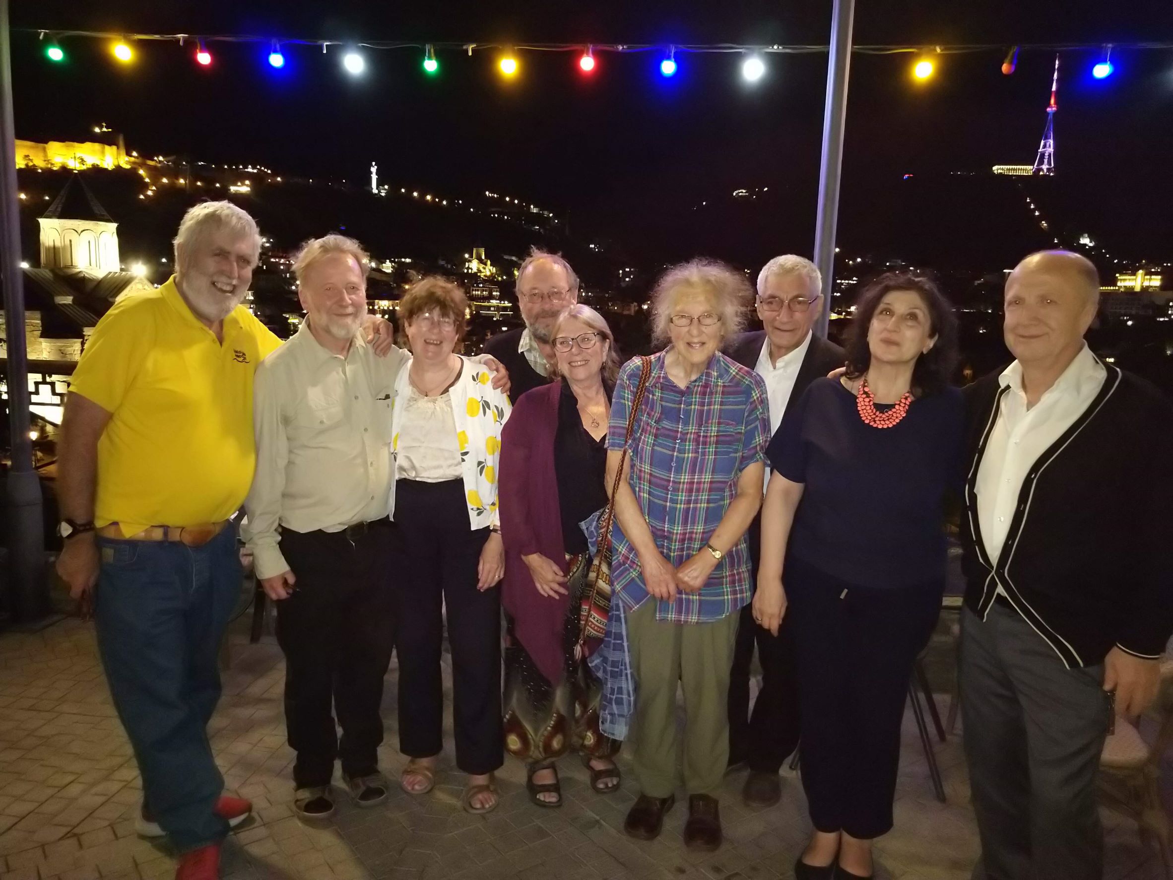 The whole group hosts