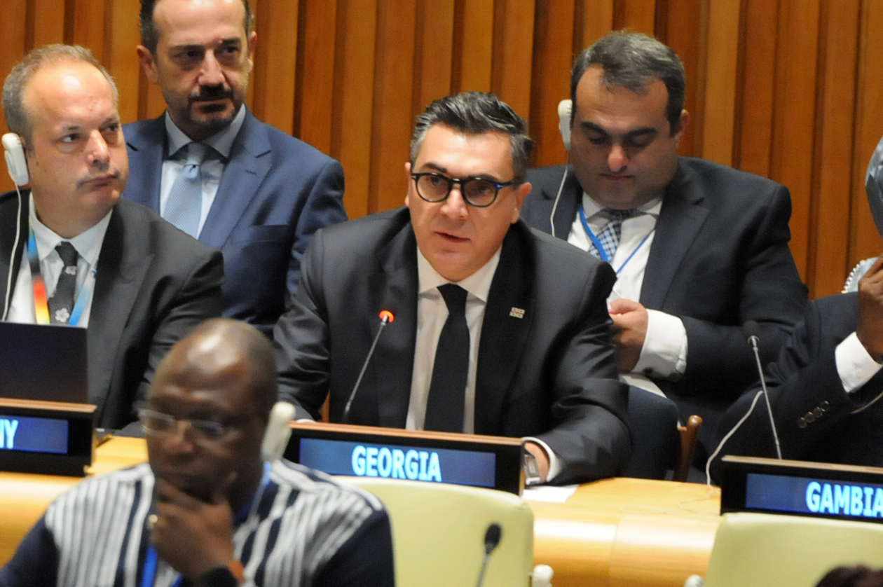 Ilia Darchiashvili Minister of Foreign Affairs Georgia Summit of the Future 22Sep2024 Photo